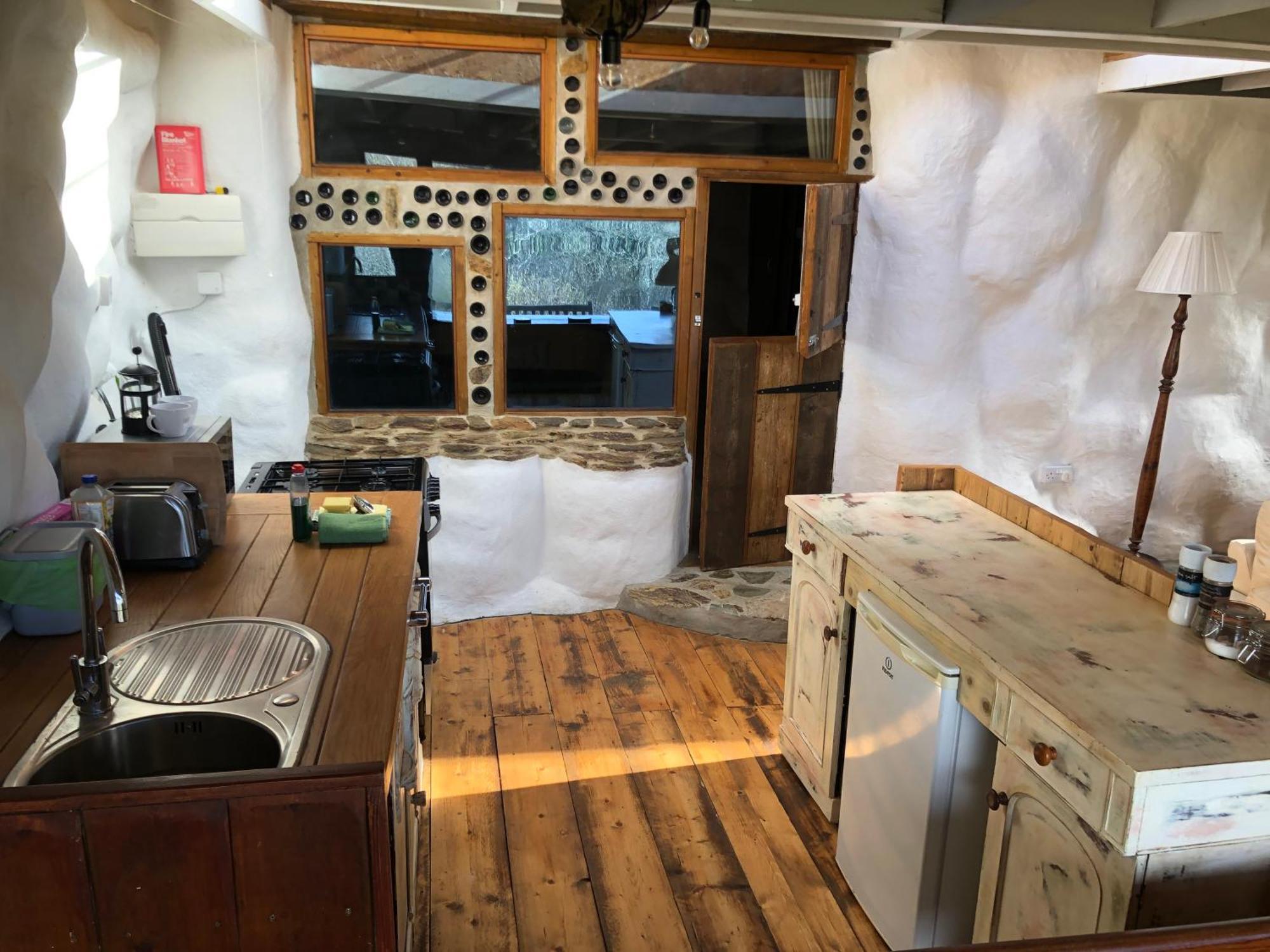Rabbits 1Or 2 Bedroom Hobbit Style Hillset Earthen Dartmoor Eco Home South Brent 外观 照片