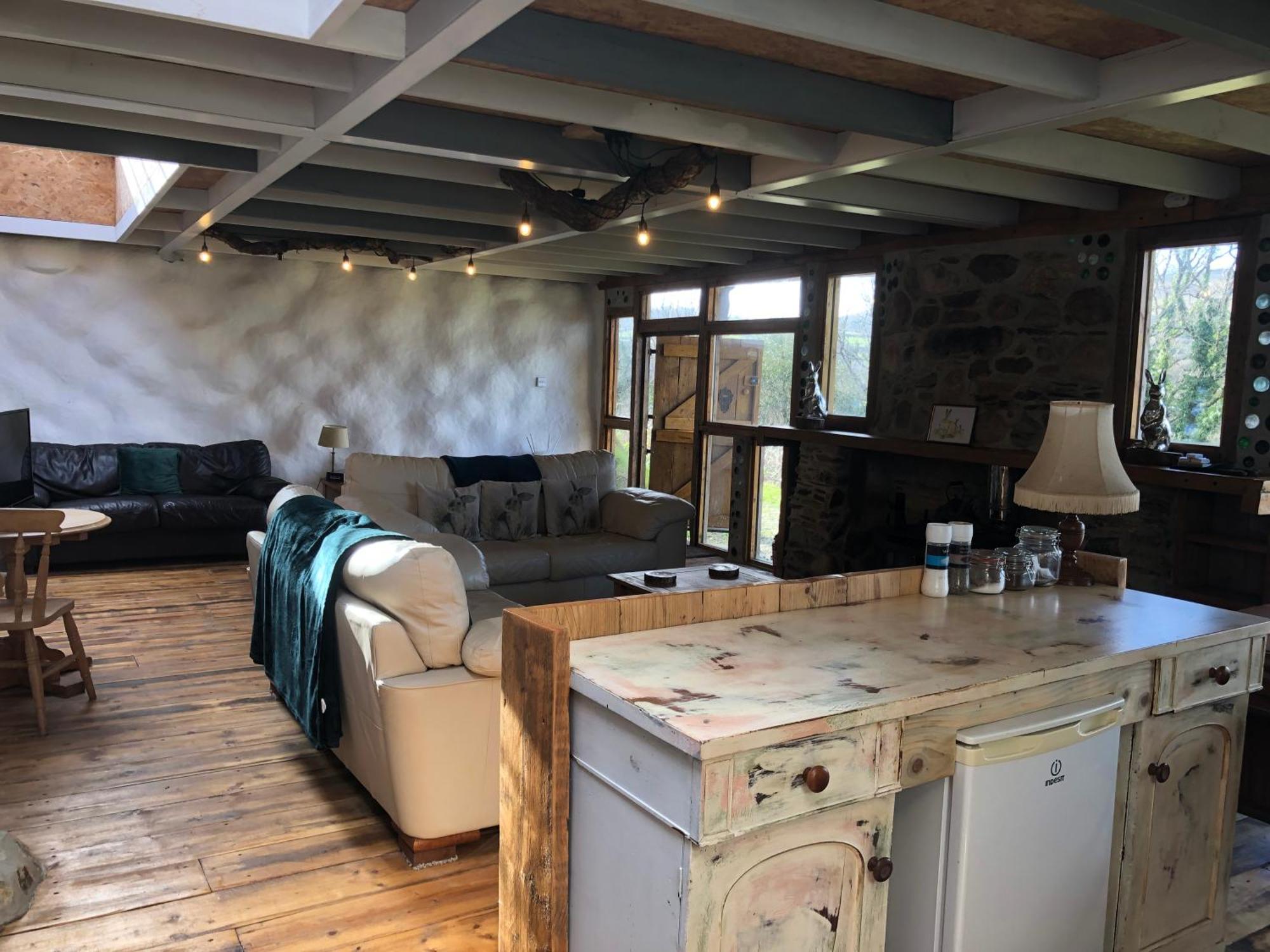 Rabbits 1Or 2 Bedroom Hobbit Style Hillset Earthen Dartmoor Eco Home South Brent 外观 照片